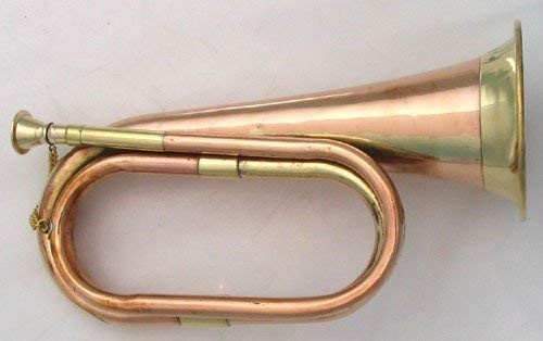 Brass and Copper Bugle - Cavalry US British Army