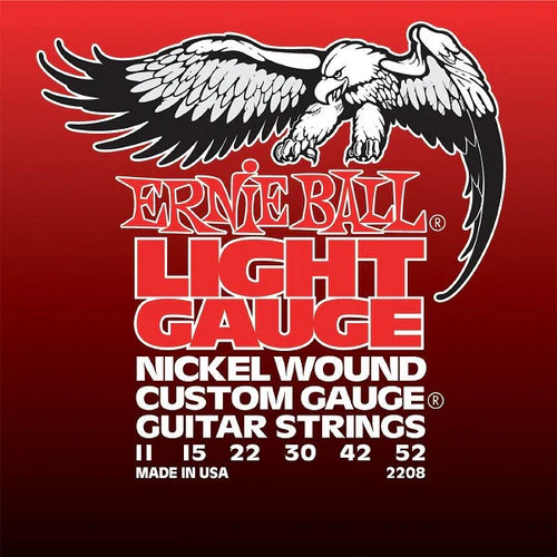 Ernie Ball 2208 Light Nickel Wound Electric Guitar Strings