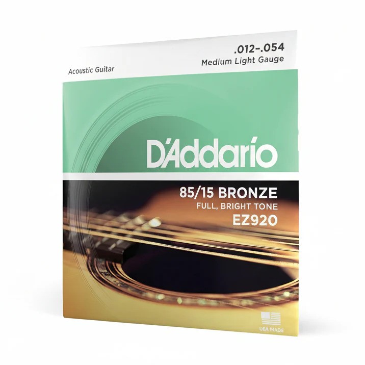 D'Addario EZ920 | 12-54 Medium Light Acoustic Guitar String