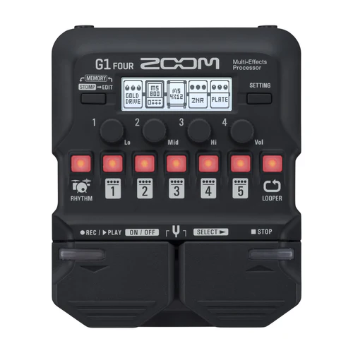 Zoom G1 four guitar multi-effects processor