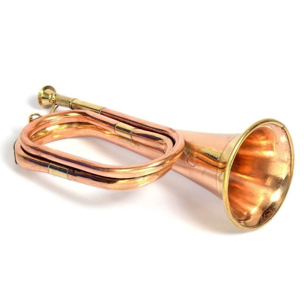 Bugle Copper/Brass to Play Decorative Gift 300 GM